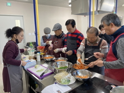 [100세힐링컨텐츠사업]23년 한빛요리교실 진행