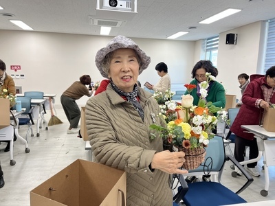 꽃꽂이반 3회기 진행(11월)