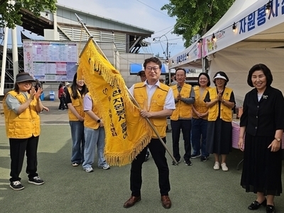 품바축제, 한빛복지관 릴레이봉사