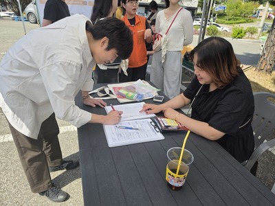 법인바자회 참여(영상자서전사업 홍보 및 촬영)